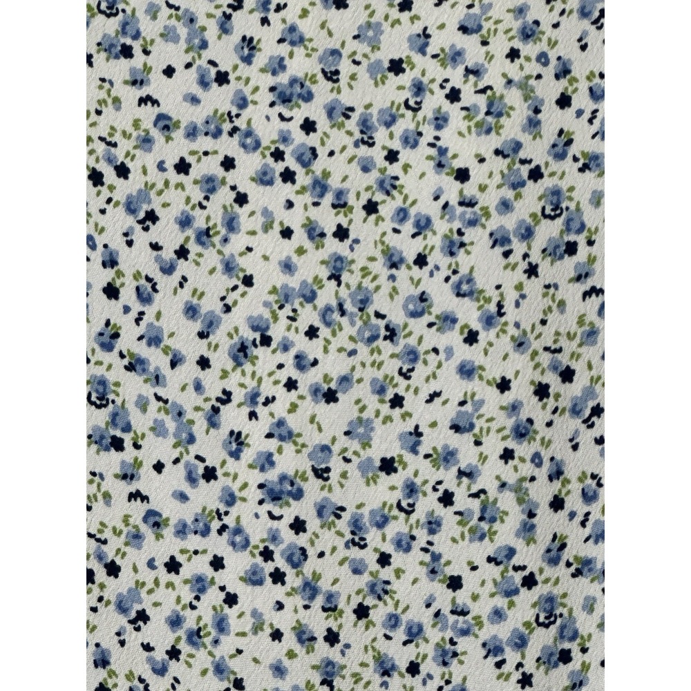 Brandy Melville Skirt Womens Small One Size Blue Floral Skirt Comfort - Picture 3 of 6